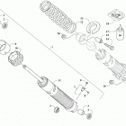 NORSEMAN 8000 X ES 153 RED INTERNATIONAL EARLY BUILD [S2021BCHLEOER] Front suspension shock absorber assembly [108252]