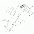 RIOT 6000 ES 146 CHARCOAL SK [S2021RTDKXUSB] Belt guard assembly [107378]