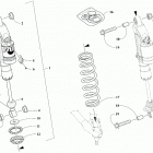 RIOT 8000 ES 146 (1.6) ORANGE SK [S2021RTHKEUSO] Front suspension shock absorber assembly [107176]