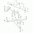 RIOT 8000 ES 146 (2.0) CHARCOAL [S2021RTHLDUSB] A-arm and sway bar assembly [107665]