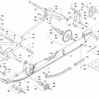 RIOT X 8000 ES 146 CHARCOAL SK [S2021R8HKCUSB] Rail and arm assembly [108394]