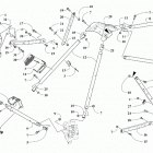 RIOT X 8000 ES 146 ORANGE [S2021R8HRSUSO] Steering support assembly [108099]