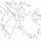 ZR 120 GREEN [S2021ZRAAAUSG] Steering post and tie rod assembly [108436]