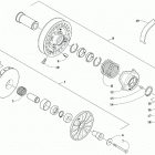ZR 200 ES GREEN INTERNATIONAL [S2021ZRAACOSG] Clutch assemblies [107960]