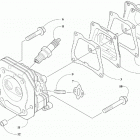 ZR 200 ES LIME [S2021ZRAACUSX] Cylinder head and air breather assembly [107330]