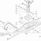 ZR 200 ES LIME [S2021ZRAACUSX] Ski and spindle assembly [107922]