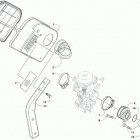 ZR 200 ES RED INTERNATIONAL [S2021ZRAACOSR] Air intake assembly [107955]