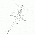ZR 6000 LTD ES 137 ATAC GREEN [S2021ZXDQSUSG] Steering post assembly [107908]