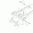 ZR 6000 R SX GREEN [S2021ACDPRUSG] Rear suspension front arm assembly [108973]