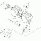 ZR 6000 R SX GREEN INTERNATIONAL [S2021ACDPROSG] Throttle body assembly [108991]
