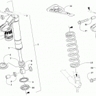 ZR 9000 THUNDERCAT 137 ATAC GREEN SK [S2021ZXXKWUSG] Front suspension shock absorber assembly [107764]