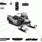 BACKCOUNTRY 600 EFI - SPORT - Europe Наклейки кузова