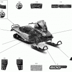 SKANDIC SPORT 600 EFI - Europe Наклейки кузова