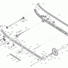 FREERIDE 154 850 E-TEC - Europe 05- suspension - rear - lower section