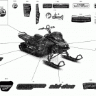 SUMMIT 850 E-TEC - X - Europe Наклейки кузова