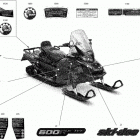 SKANDIC SWT 600R E-TEC - North America Наклейки кузова