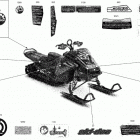 SUMMIT 850 E-TEC - X with EXPERT Package - 165 Наклейки кузова