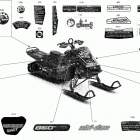 SUMMIT 850 E-TEC Turbo - X with EXPERT Package - 175 Наклейки кузова