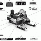GRAND TOURING 600 ACE - Europe 09- body - decals - sport