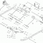 MXZ 600 CARB - North America 08- suspension, rear - lower section