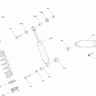 MXZ 600 CARB - North America 08- suspension, rear - shocks