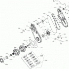 MXZ 600R E-TEC - Europe 05- drive - system
