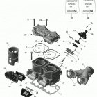 RENEGADE 600 CARB - North America 01- engine - cylinder and cylinder head - 600 carb