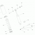 SKANDIC WT 900 ACE - Europe 08- suspension, rear - shocks