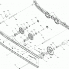 SUMMIT 600 CARB - North America 08- suspension, rear - lower section