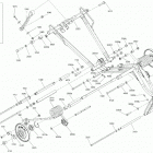 SUMMIT 600 CARB - North America 08- suspension, rear - upper section