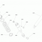 GRAND TOURING 600 ACE - North America 08- suspension, rear - shocks - sport