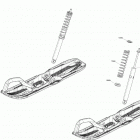 SKANDIC WT 600HO E-TEC - North America 07- suspension, front - shocks