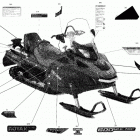 SKANDIC WT 600HO E-TEC - North America 09- body - decals