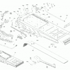 SKANDIC WT 600HO E-TEC - North America 09- frame - system - rear section