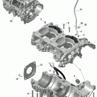 SUMMIT 600R E-TEC - North America 01- engine - crankcase - 600r e-tec