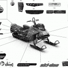 SUMMIT 600R E-TEC - North America 09- body - decals - sp - 154