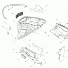 TUNDRA 600HO E-TEC - North America 09- body - bottom pan