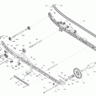 FREERIDE 165 850 E-TEC - Europe 08- suspension, rear - lower section