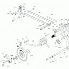 MXZ 600RS - Europe 08- suspension, rear - upper section - racing