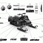 MXZ 600RS - Europe 09- body - decals - racing