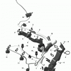 MXZ 600RS - Europe 10- electric - engine harness -  598 rs