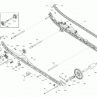 SUMMIT 850 E-TEC - SP - North America 08- suspension, rear - lower section  - except model 146...