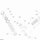 SUMMIT 850 E-TEC - SP - North America 08- suspension, rear - shocks