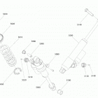 SUMMIT 850 E-TEC - X - Europe 08- suspension, rear - shocks - x