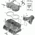 EXPEDITION LE/SE 600R E-TEC - North America 01- engine - cylinder and cylinder head - 600r e-tec