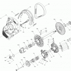 MXZ 600R E-TEC - XRS - North America 05- pulley - system