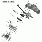 SKANDIC SWT 600HO E-TEC - North America 01- engine - 3d rave - 600ho e-tec