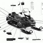 SKANDIC SWT 600HO E-TEC - North America 09- body - decals