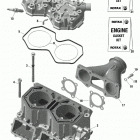 SUMMIT 850 E-TEC Turbo - Europe 01- engine - cylinder and cylinder head - 849