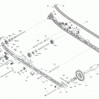 SUMMIT 850 E-TEC Turbo - Europe 08- suspension, rear - system - lower section